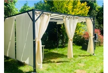 Tető az Santorini 3 x 4m terasz pergolához krém Garden Point