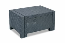 A Colorado antracit techn rattan asztal Bica