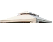 A tető a pavilon Valencia 3 x 3m krém