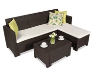 Techn rattan sarok Nebraska Relax barna Bica