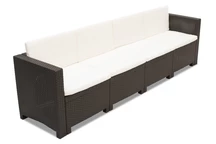 4 személyes techn rattan kanapé Colorado barna Bica
