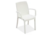 Indiana fehér Bica polirattan szék