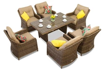 Kerti bútor szett Toledo Premium barna Garden Point