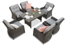 Kerti bútor technorattan Toledo Premium antracit Garden Point