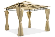 Kerti pavilon Ibiza 3x3 m krémszínű Garden Point