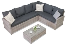 Kerti sarok Parma Corner asztallal, szürke Garden Point