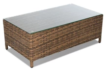 Nagy polirattan kerti asztal, Parma barna Garden Point