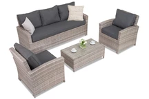 Parma Coffee 5 polirattan kerti bútor szürke Garden Point