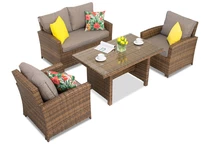 Rattan bútor Parma Apetito 4 barna Garden Point