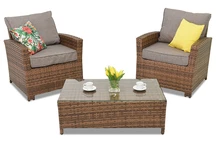 Rattan bútorok Parma Terrace barna Garden Point