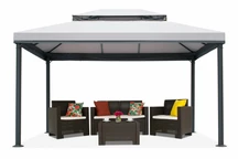 Szürke kerti sátor Valencia 3x4 m Garden Point