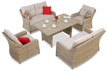 Technorattan készlet Toledo Apetito 6 bézs Garden Point