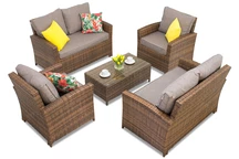 Kerti bútor garnitúra Parma Coffee 6 barna Garden Point