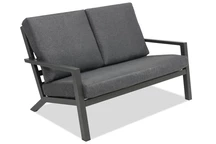 A Braga Garden Point kétüléses antracit kerti kanapé