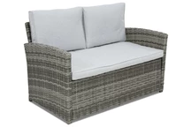 Dupla rattan kanapé Monaco Garden Point szürke