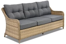Háromüléses techn rattan kanapé Toledo Garden Point melange
