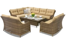 Kerti bútor technorattan Toledo Comida 9 Lift Garden Point barna