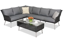 Kerti bútorok Bilbao Corner Garden Point antracit