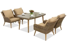 Kerti bútorok Bilbao Premium 4 Garden Point barna