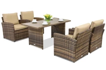 Kerti bútorok Monaco Premium 4 Garden Point barna