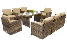 Kerti bútorok Monaco Premium 8 Garden Point barna