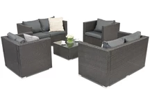 Kerti bútorok technorattan Roma Coffee 6 Garden Point antracit