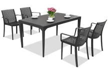 Kerti étkezőgarnitúra Oslo / Sophie 4 antracit Bica