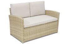 Kétüléses rattan kanapé Monaco Garden Point bézs