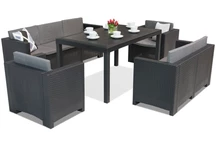 Pol rattan kerti készlet Colorado Apetito 7 Antracit Bica