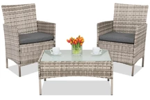 Polirattan kerti bútor Calabria Premium Terrace Garden Point szürke