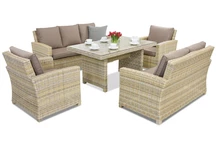 Rattan kerti bútor Bristol Apetito 7 Garden Point bézs