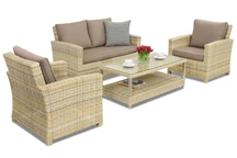Rattan kerti bútor Bristol Coffee 4 Garden Point bézs