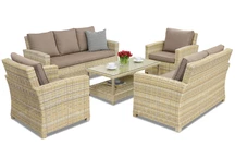 Rattan kerti bútor Bristol Coffee 7 Garden Point bézs