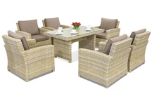 Rattan kerti bútor Bristol Premium 6 Garden Point bézs