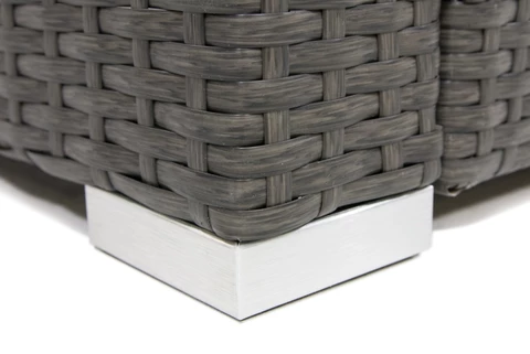 Rattan kerti szék Roma Garden Point fekete