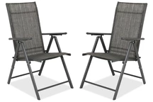 Rosario kerti szék Garden Point antracit - 2 darabos készlet