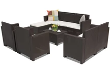 Technorattan nappali bútor Nebraska Relax Corner 8 barna Bica