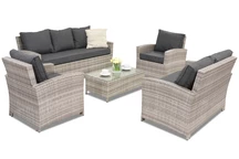 Parma Coffee 7 tech rattan bútorkészlet szürke Garden Point