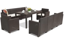 Rattan bútor Nebraska Apetito Max 10 barna Bica
