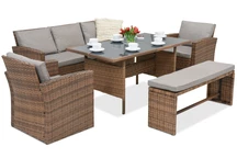 Rattan kerti bútor Marseille Garden Point barna