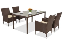 Rattan kerti bútor Milan / Grenada 4 Garden Point barna