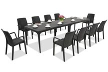 Stílusos étkészlet Oslo / Indiana 10 antracit Bica