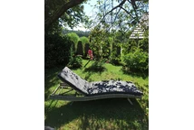 Rattan kerti nyugágy Bermuda Garden Point szürke