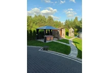 Modern kertépítmény Santiago Premium 3x3,6 m Garden Point antracit