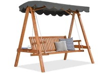 Fából készült kerti Haiti Garden Point szürke