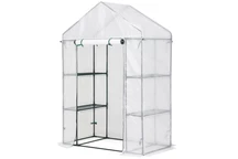 Mini kerti üvegház 1,4 x 0,7 x 2 m Garden Point fehér