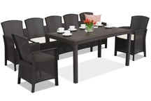 Rattan bútorkészlet Lido Apetito Max 7 barna Bica