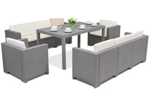 Techn rattan bútor Colorado Apetito 8 Bica szürke