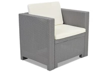 Techn rattan fotel Colorado Bica szürke