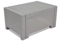 Techno rattan asztal Colorado Bica szürke